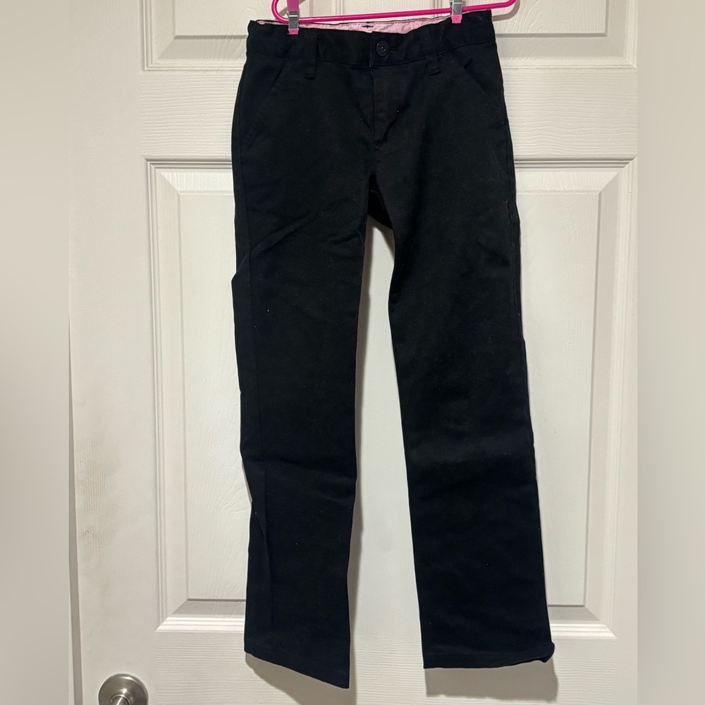 Cat & Jack Kids Black Straight Leg Chino Pants